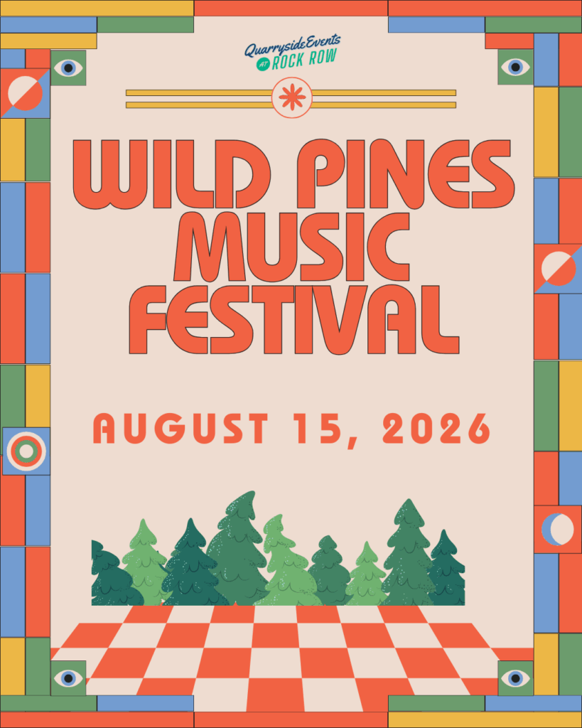 Wild Pines Music Festival Poster. Photo provided by: Rock Row