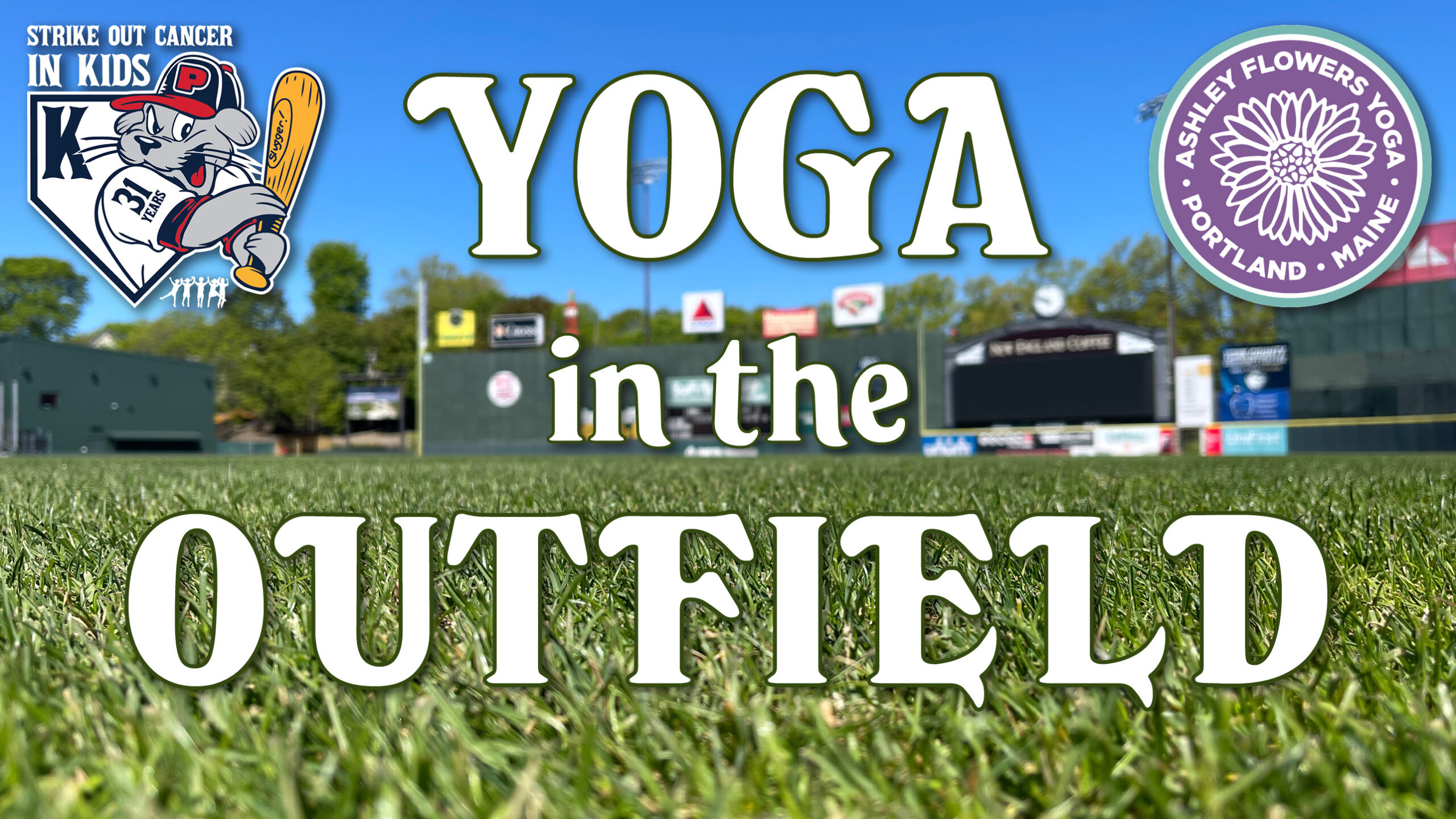 Yoga in the Outfield - Photo Credit: Sea Dogs