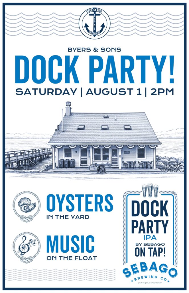 Party Poster Provided by: Byers $ Sons Long Island Bake House