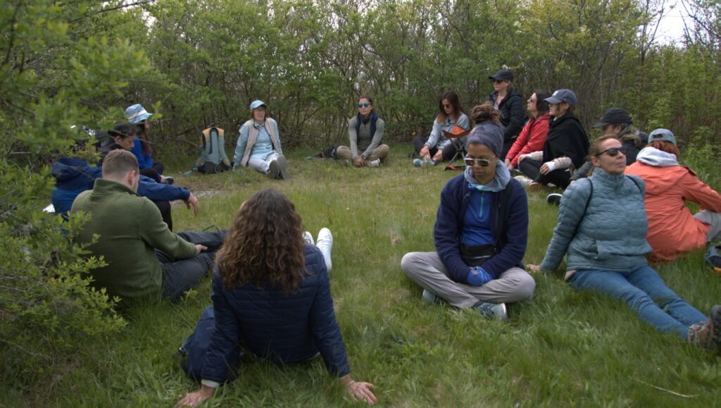 Group Nature Walk. Photo Credit: Jacob Hoxie.