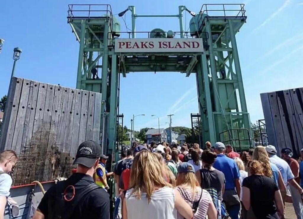 Entering Peaks Island. Photo Provided by Wander Peaks Island Audio Walking Tour