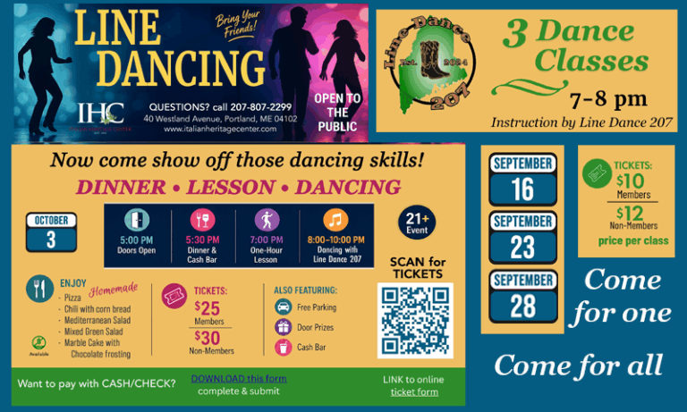 3 Line Dancing Classes & Event - Photo Credit: IHC