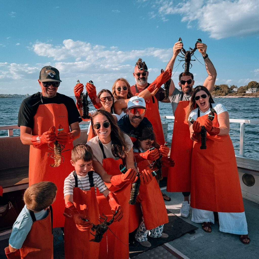 Group Lobstering. Photo credit: Rocky Bottom Fisheries