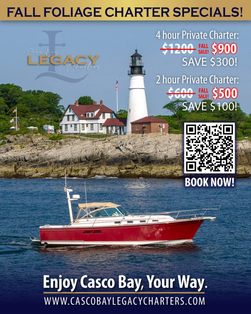 Casco Bay Legacy Charters Promo. Photo by: Peter G. Morneau