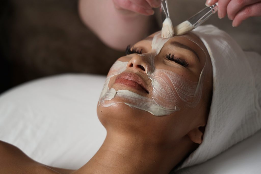 Woman Receiving Facial. Photo credit: Adeline Wellness Spa