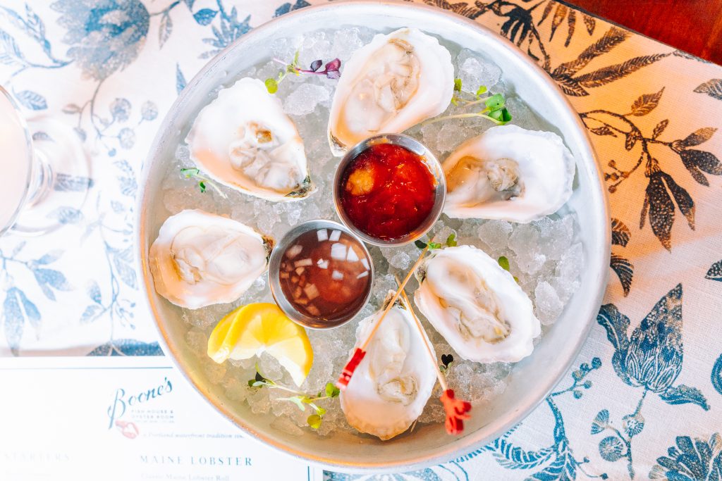 Oysters from Boone's Fish and Oyster House. Photo credit: Mat Trogner