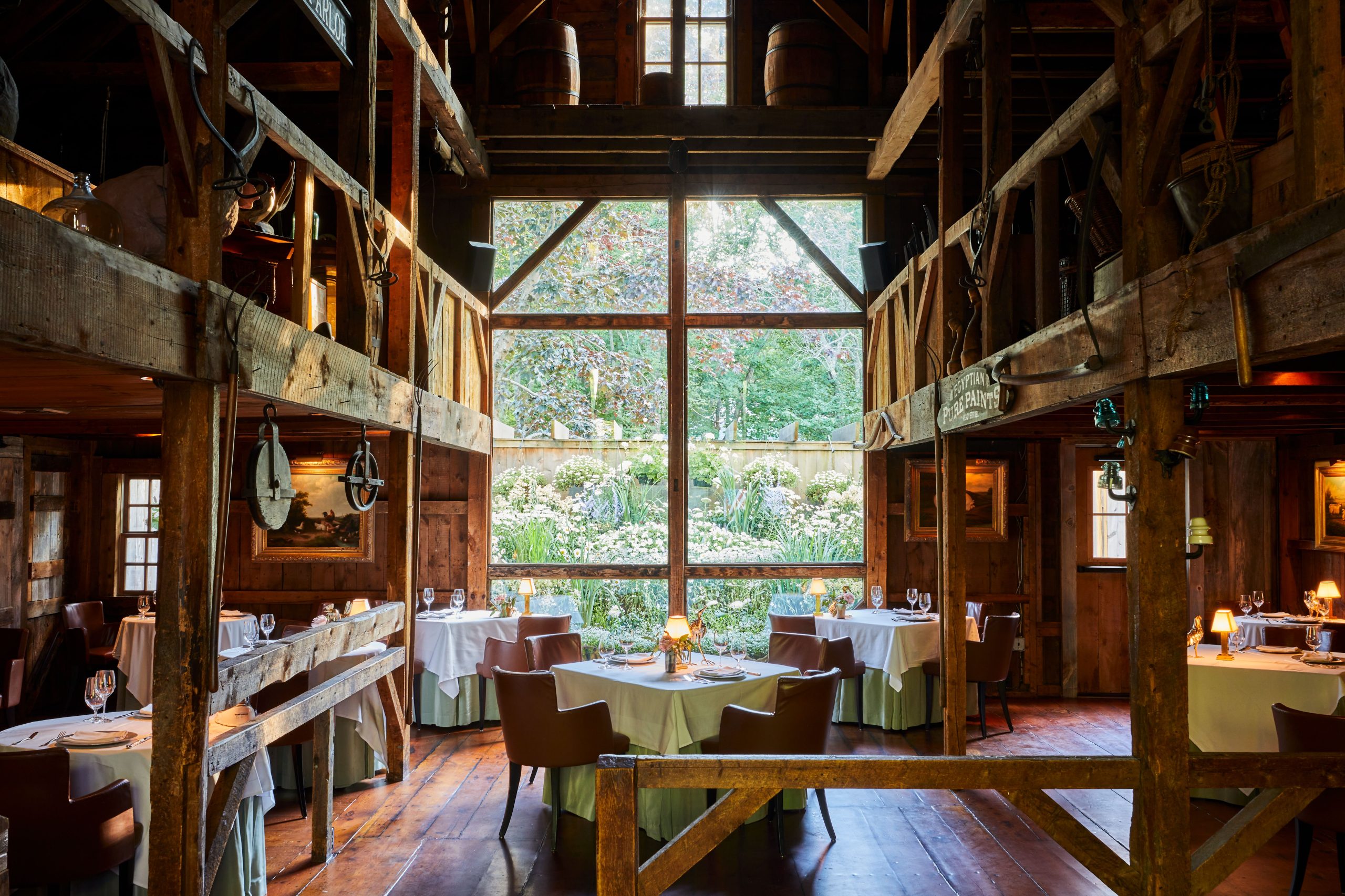 Interior of White Barn Inn Dining Space. Photo provided by: White Barn Inn