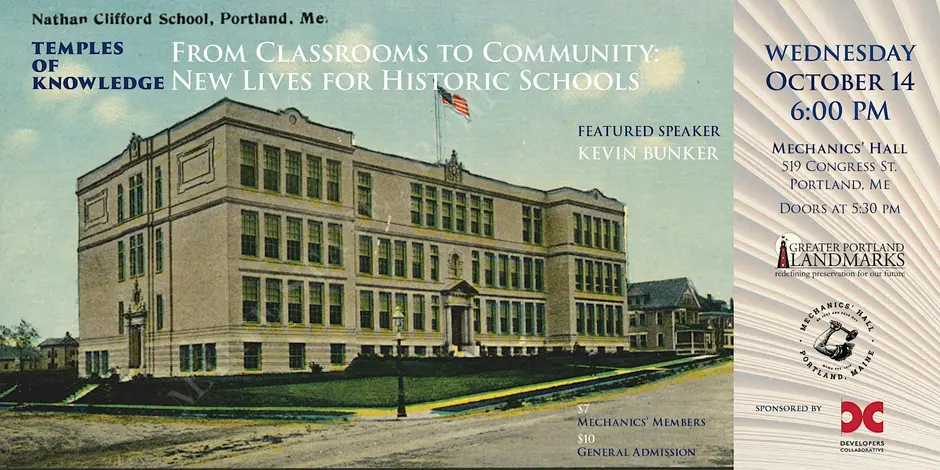 Poster of Greater Portland Landmarks Event, Provided by: Greater Portland Landmarks.