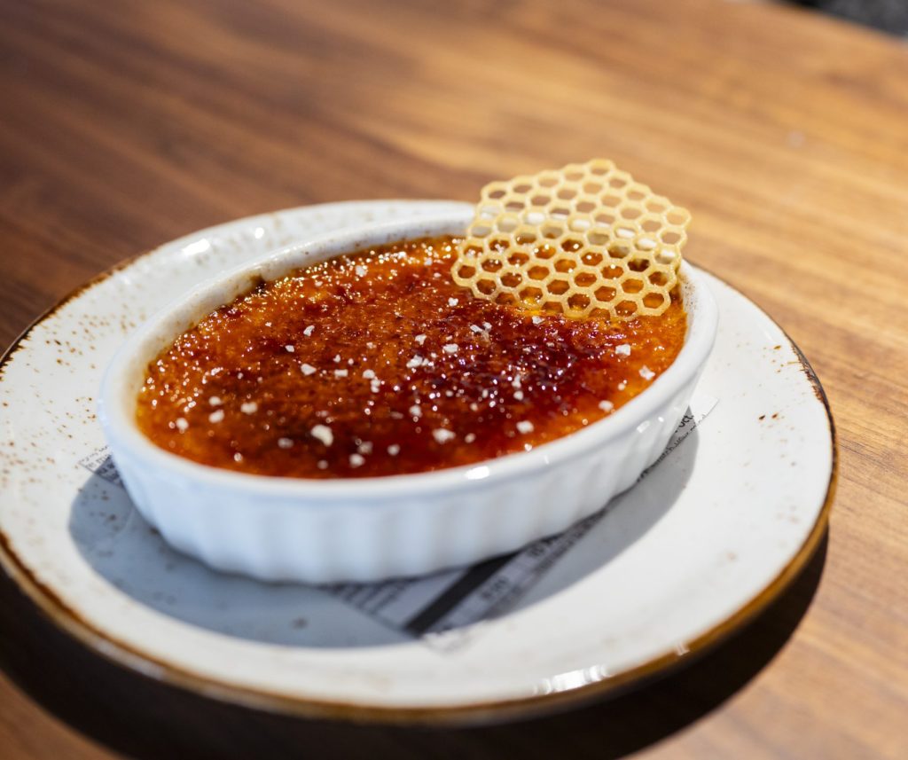 Creme Brulee dessert. Photo credit: Capshore