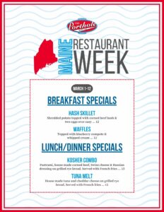 Maine Restaurant Week - Photo Courtesy of Porthole