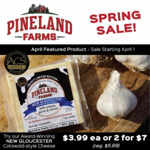 "New Gloucester" Cheese Sale - Photo Courtesy of Pineland Farms