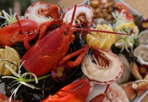 Valentine's Day Special Lobster Tower, Photo Credit: Lukes Lobster Portland Pier Marketing Team