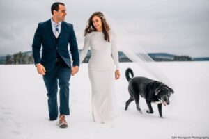 WINTER ELOPEMENT PACKAGES - Photo Credit: Winter Wedding at Ktaadn Resorts photo credit to Cait Bourgault Photography