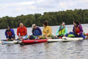 SUP Yoga Retreat - Photo Credit: Photo by Patty Cousins