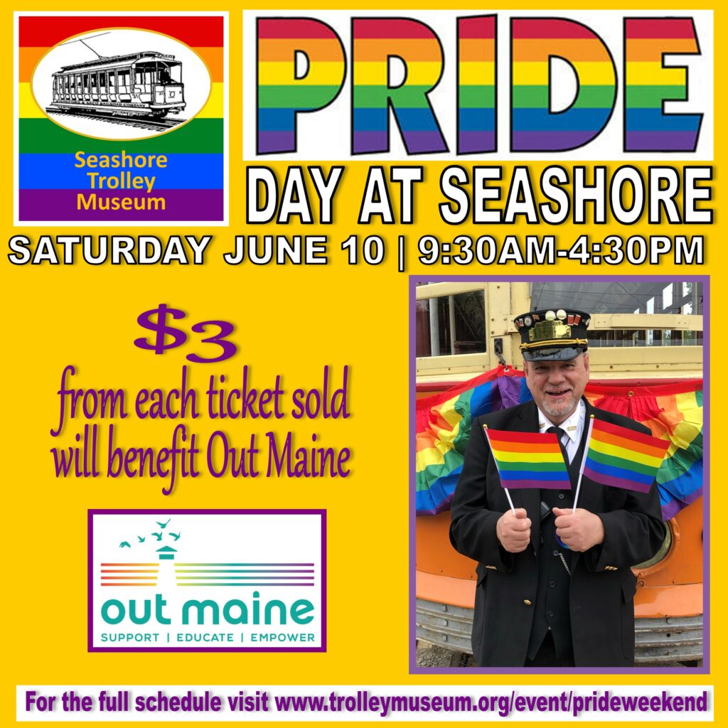 Pride Day at Seashore - Photo Credit: Seashore Trolley Museum