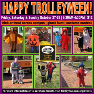 Happy Trolleyween, Photo Credit: Seashore Trolley Museum