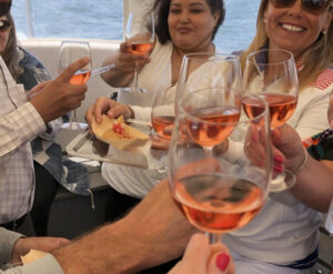Rosé Wine Sails Portland, ME - Photo Credit: Wine Wise Events