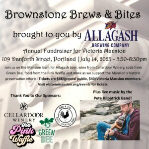 Brownstone Brews & Bites - Photo Provided by Victoria Mansion