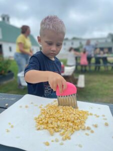 Salsa Making - Photo Courtesy of Pineland Farms