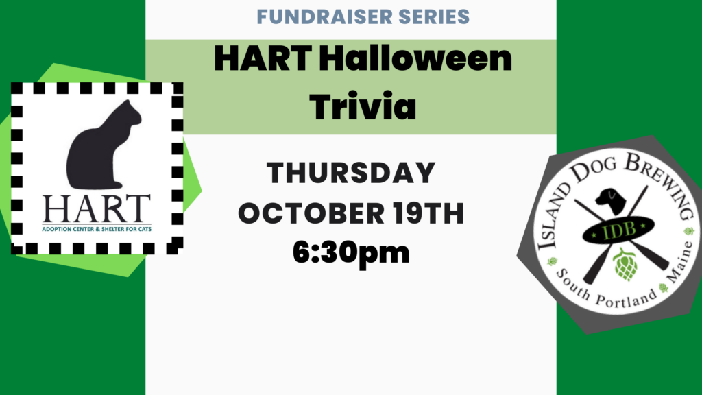 HART Halloween Trivia - Photo Credit: Logos from HART and Island Dog Brewing. Graphic by Island Dog Brewing. HART Halloween Trivia - Photo Credit: Logos from HART and Island Dog Brewing. Graphic by Island Dog Brewing.