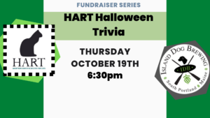 HART Halloween Trivia - Photo Credit: Logos from HART and Island Dog Brewing. Graphic by Island Dog Brewing.