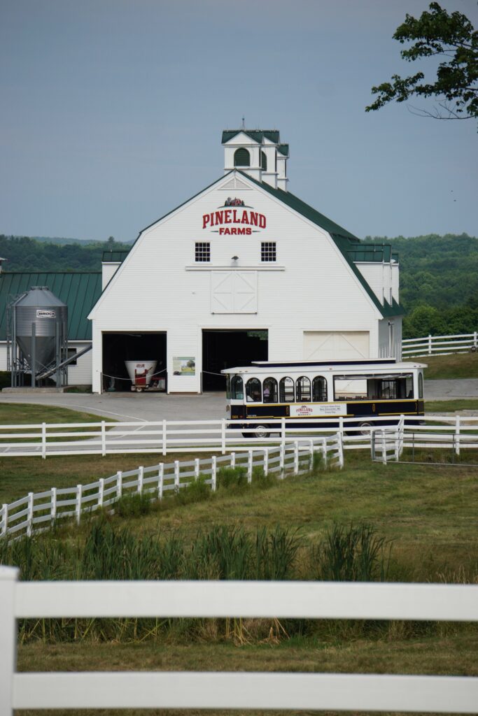 Pineland Farms Trolley Tours - Photo Courtesy of Pineland Farms