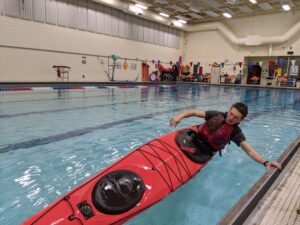 Sea Kayak Rolling Clinic - Photo Courtesy of Portland Paddle
