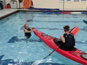 Sea Kayak Rescue Clinic - Photo Courtesy of Portland Paddle