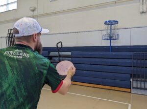 Disc Golf Putting - Photo Courtesy of Pineland Farms