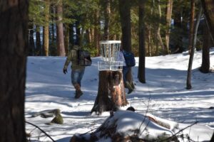 Disc Golf Winter League - Photo Courtesy of Pineland Farms