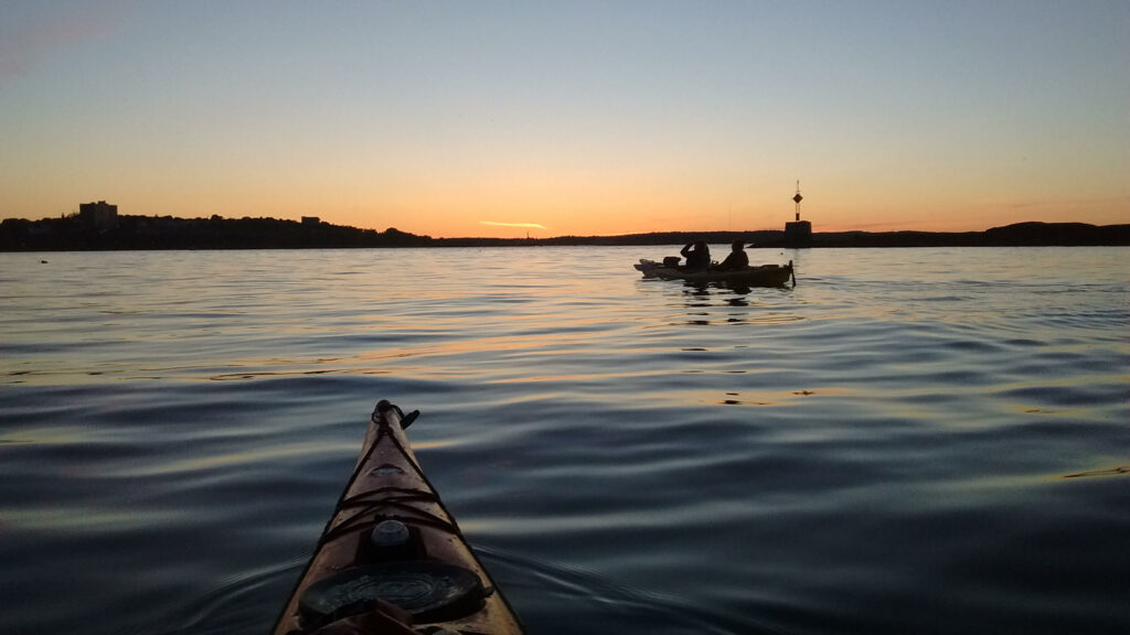 Sunset Sea Kayak Tour - Photo Credit: Portland paddle Sunset Sea Kayak Tour - Photo Credit: Portland paddle