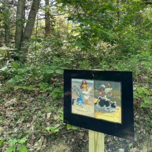 StoryWalk - Photo Courtesy of Pineland Farms