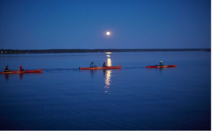 Full Moon Kayak Tour -Photo courtesy of L.L. Bean Outdoor Discovery Programs