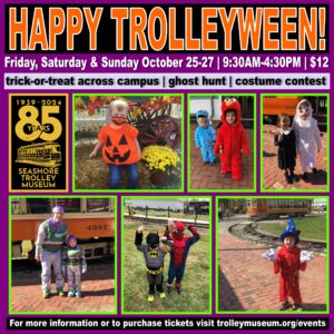 Happy Trolleyween! -Photo Courtesy of Seashore Trolley Museum