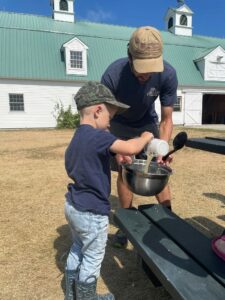 Ice Cream Making - Photo Courtesy of Pineland Farms