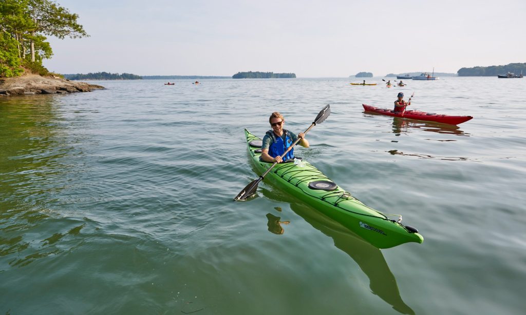 Sea Kayaking Casco Bay - Photo Credit: Photo owned by L.L.Bean, use authorized. Sea Kayaking Casco Bay - Photo Credit: Photo owned by L.L.Bean, use authorized.