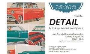 Opening Reception of DETAIL - Photo Credit: Karen L Sigler, Curator, Maine Classic Car Museum