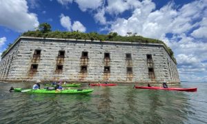 Sea Kayak Tour to Fort Gorges - Photo Credit: Portland Paddle