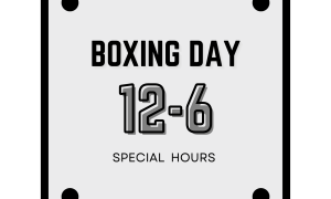 Open on Boxing Day - Photo Credit: Island Dog Brewing