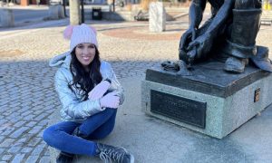 Old Port Valentine's Day Tour - Photo Credit: Photo is Leigh Rush Olson, your tour guide and founder of Old Port Historic Tours.