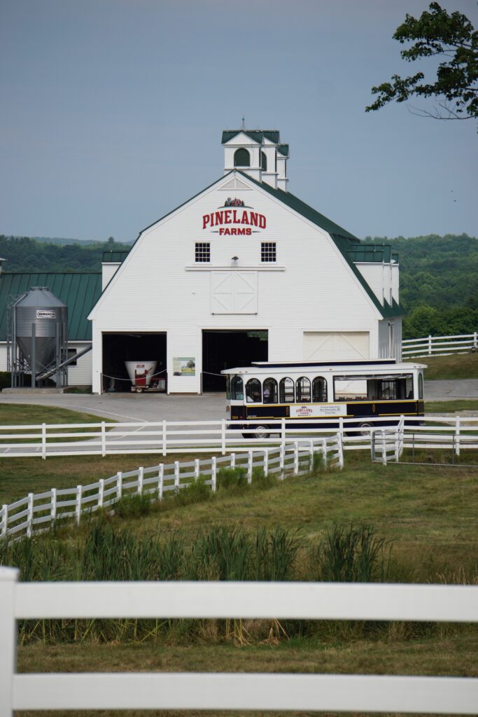 Pineland Farms Trolley Tours - Photo Courtesy of Pineland Farms