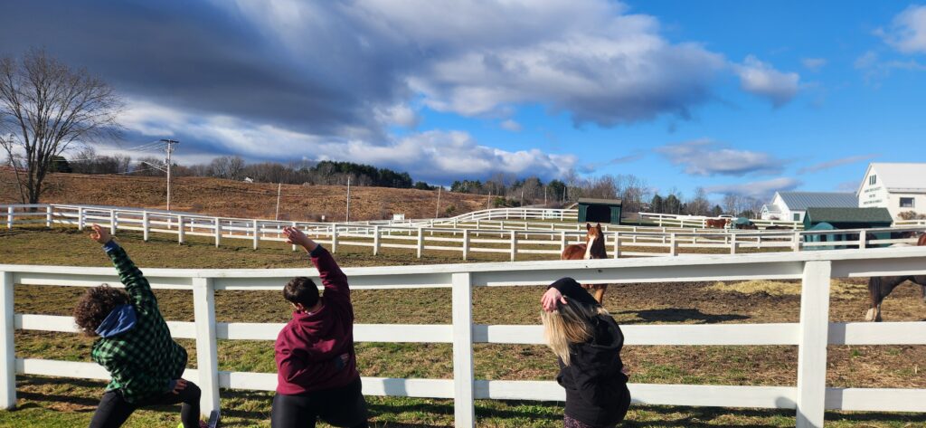 Yoga, Sauna, and Horses! - Photo Credit: Ashley Flowers Yoga