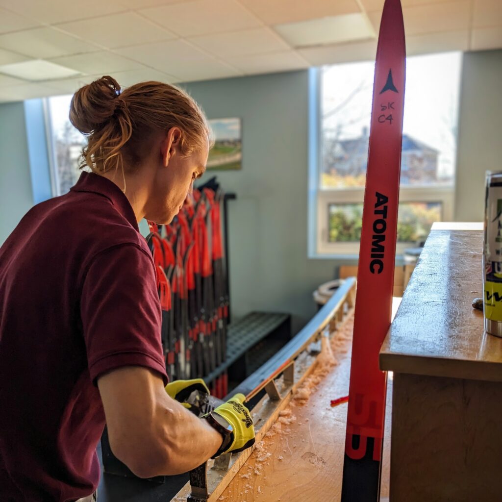 Ski Waxing Clinic - Photo Credit: Pineland Farms
