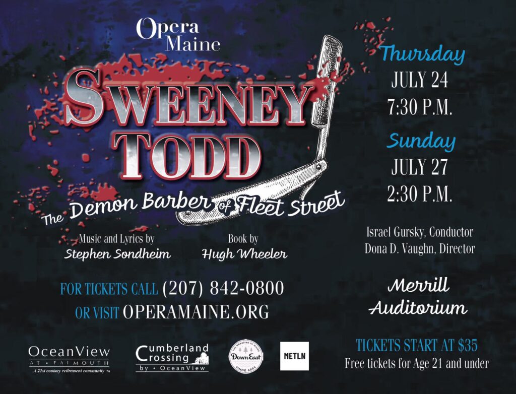 Sweeney Todd - Photo Credit: Opera Maine