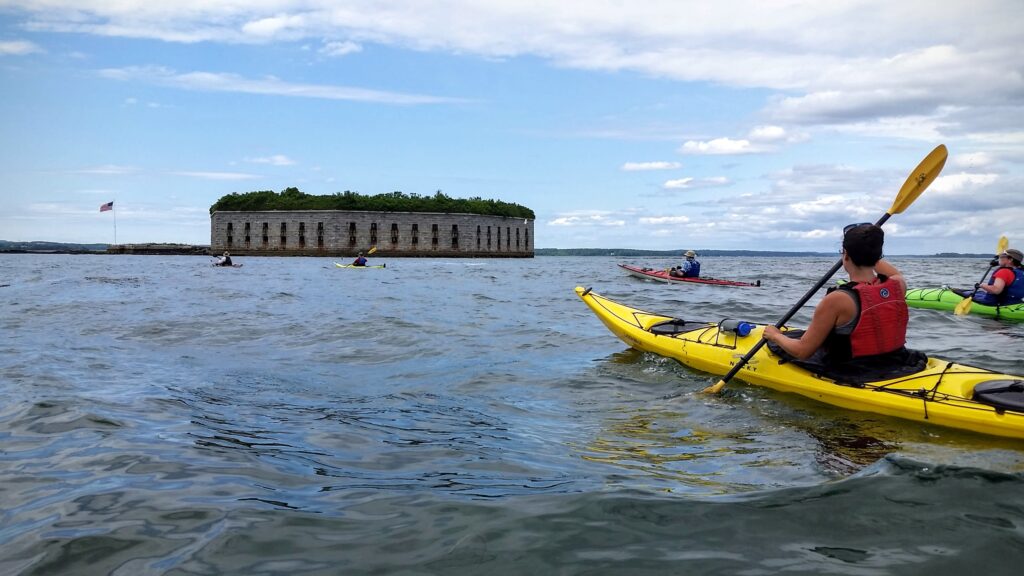 Fort Gorges Sea Kayaking Tour - Photo Credit: Portland Paddle