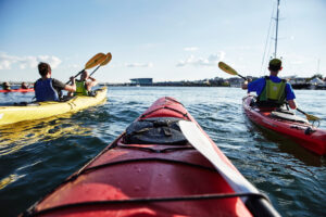 Yoga at the Fort - Photo Credit: Portland Paddle