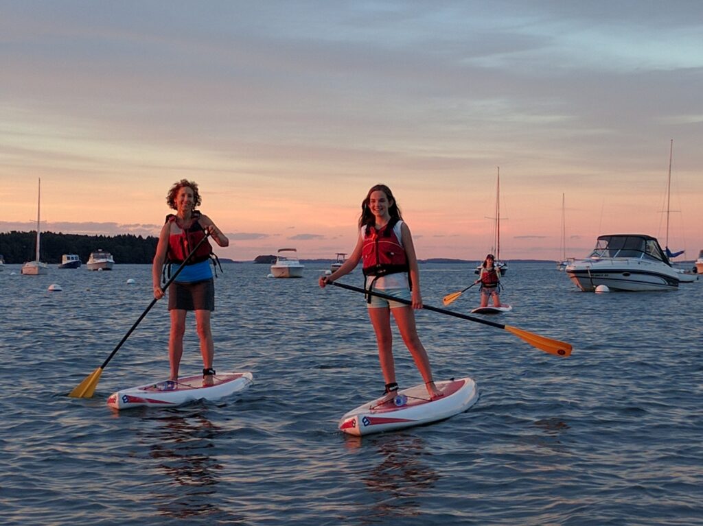 SUP Sunset Tour - Photo Credit: Portland Paddle SUP Sunset Tour - Photo Credit: Portland Paddle