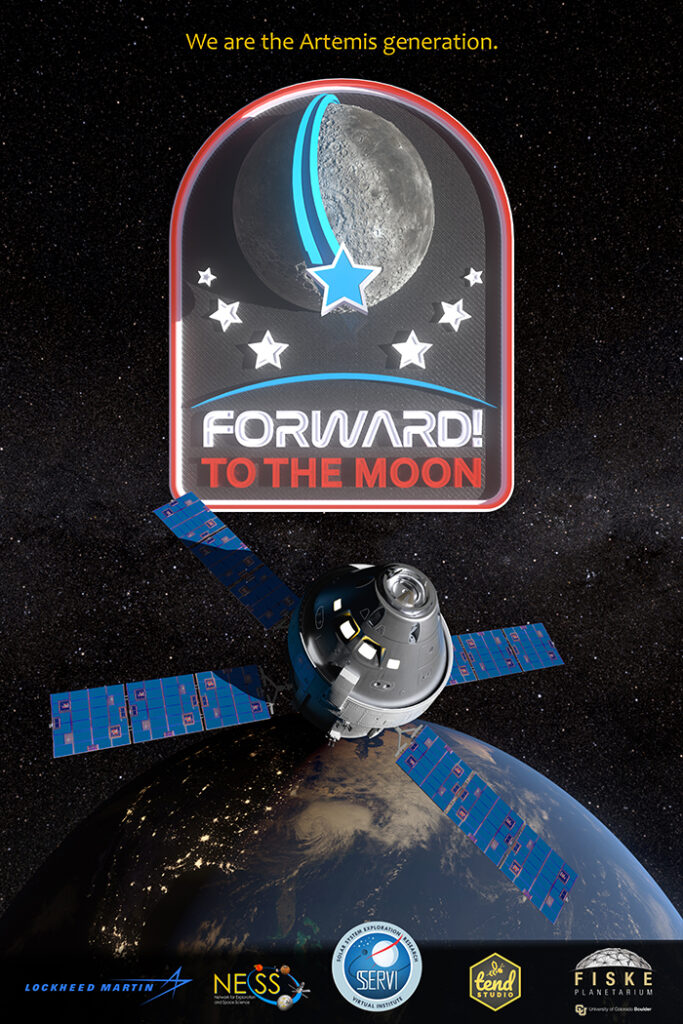 Forward to the Moon - Photo Credit: Southworth Planetarium Forward to the Moon - Photo Credit: Southworth Planetarium