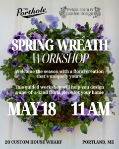 Spring Wreath Workshop - Photo Credit: The Porthole