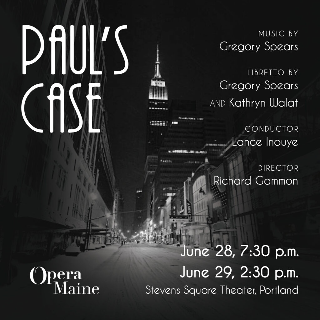 Paul's Case - Photo Credit: Opera Maine